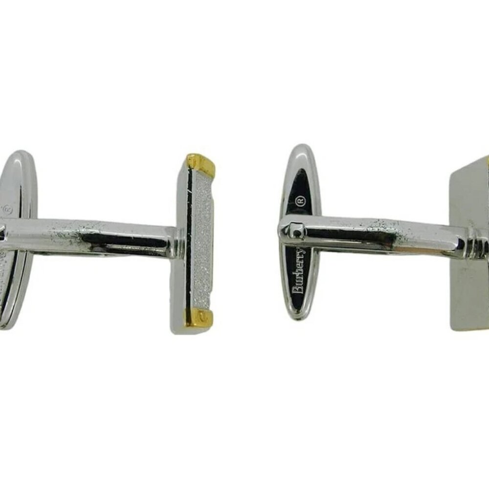 BURBERRY cuffs Silver gold Women Authentic secondhand - Picture 4 of 7